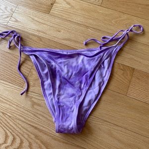 Kendall & Kylie purple tie dye bikini bottom